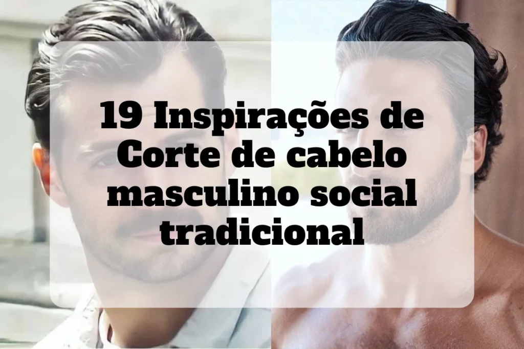 corte de cabelo masculino social tradicional