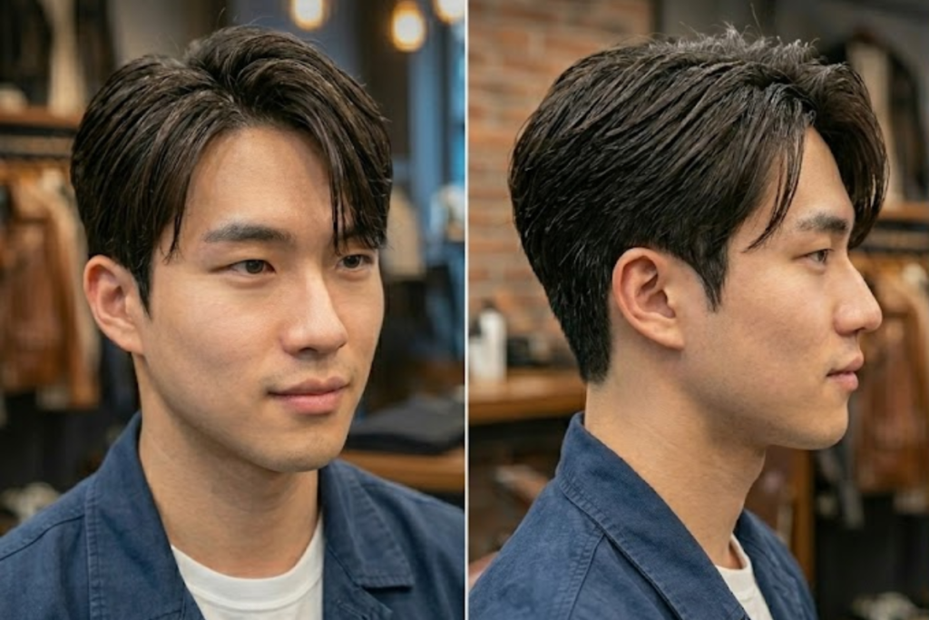 corte masculino coreano