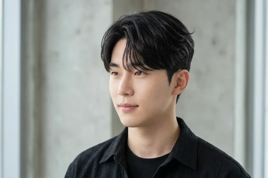 corte de cabelo coreano masculino
