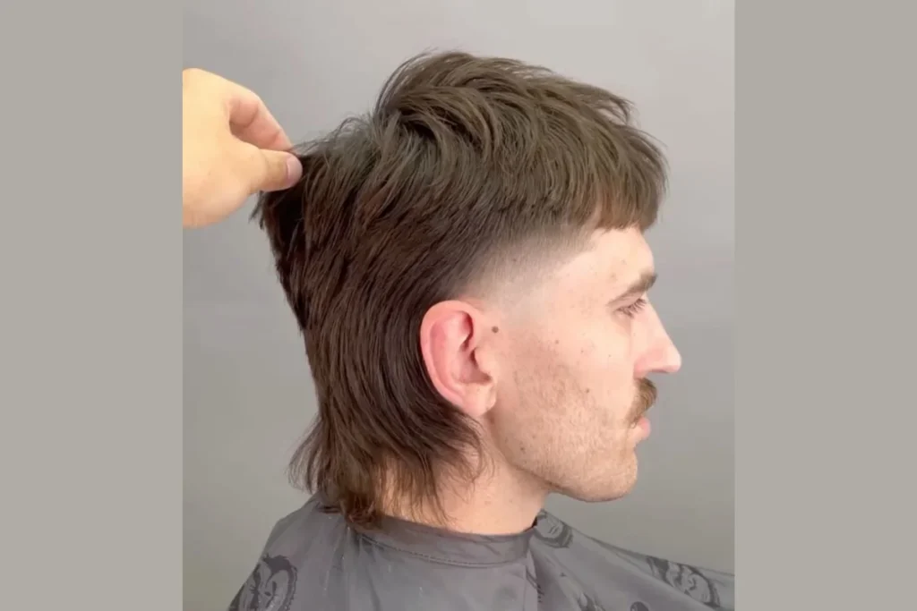 Corte de cabelo mullet masculino: 41 inspirações, como funciona, como escolher 46 Corte de cabelo mullet em fios lisos