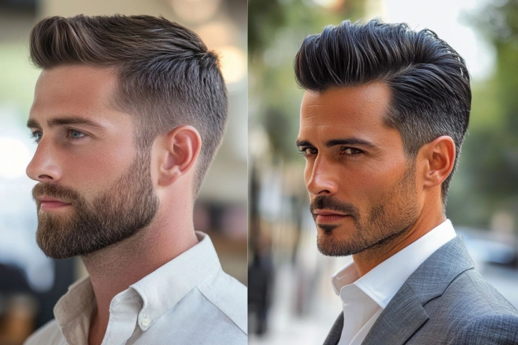 7 cortes de cabelo masculino para casamento: Elegância e estilo 9 Topete discreto