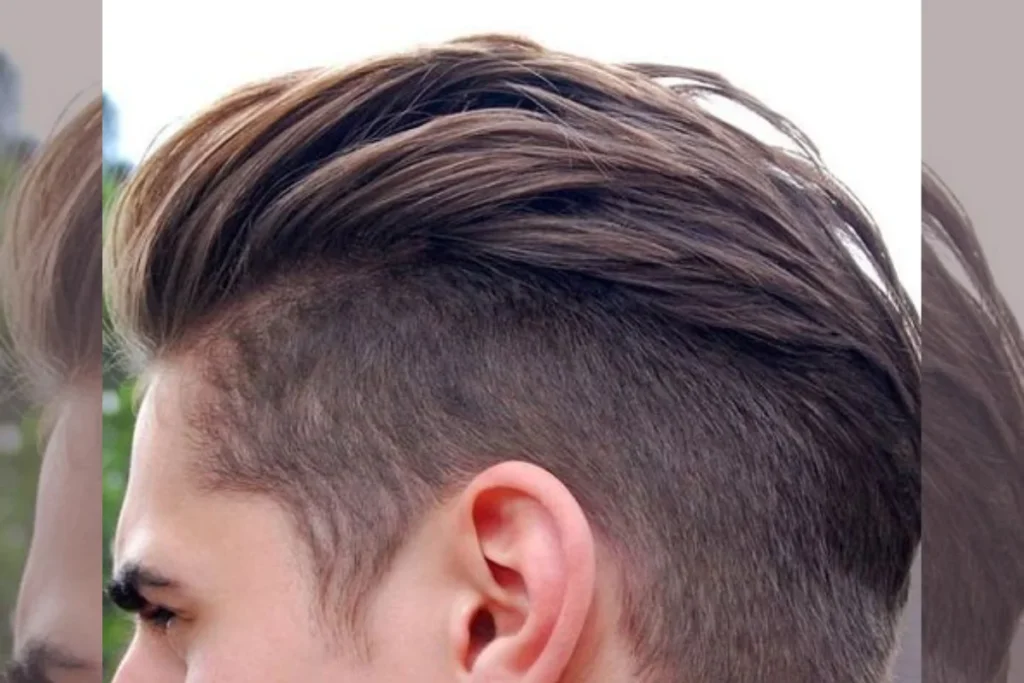 homem com corte de cabelo undercut masculino