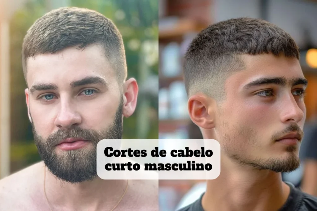 Cortes de cabelo curto masculino: 36 inspirações, dicas e cuidados 3 cortes de cabelo curto masculino