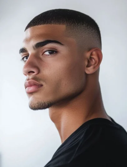 Corte de cabelo curto Militar Tradicional