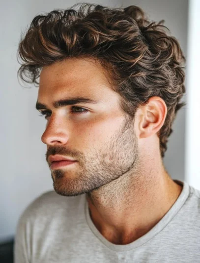 Cortes de cabelo ondulado masculino: 38 inspirações, dicas e cuidados 34 cortes de cabelo ondulado masculino