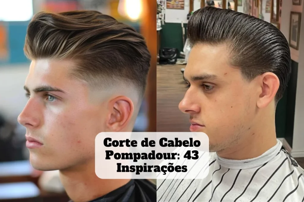 corte masculino pompadour