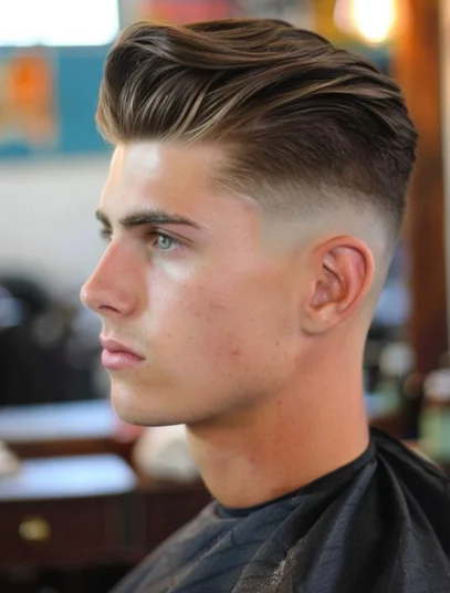 corte de cabelo masculino pompadour 40
