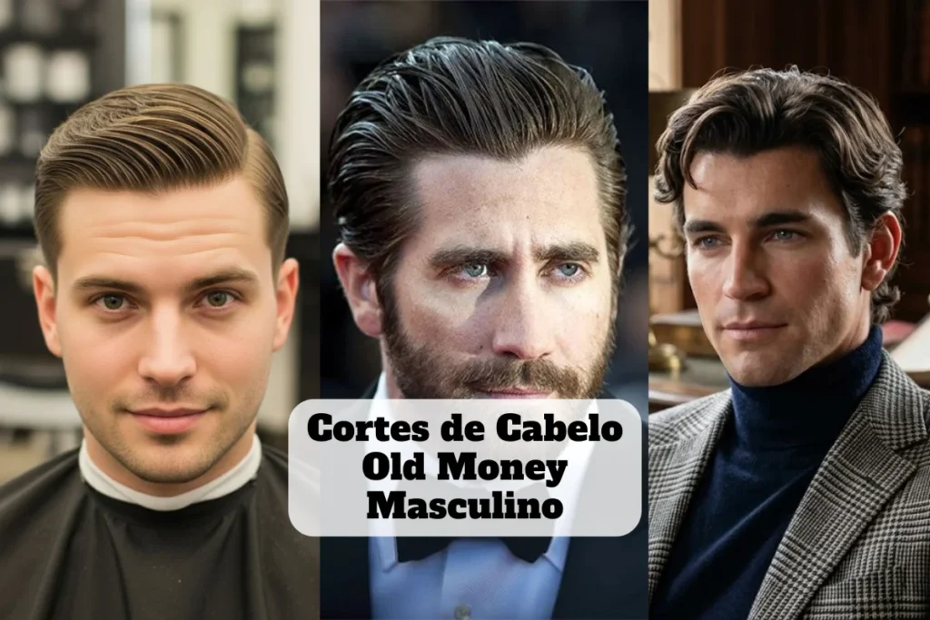 Tipos de corte de cabelo old money masculino