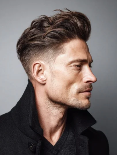 Corte de cabelo masculino com topete: 38 inspirações + dicas 7 corte de cabelo masculino com topete 27