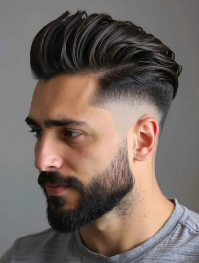 Corte de cabelo masculino com topete: 38 inspirações + dicas 25 corte de cabelo masculino com topete 7