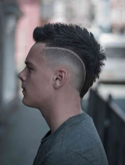 corte de cabelo masculino moicano 6