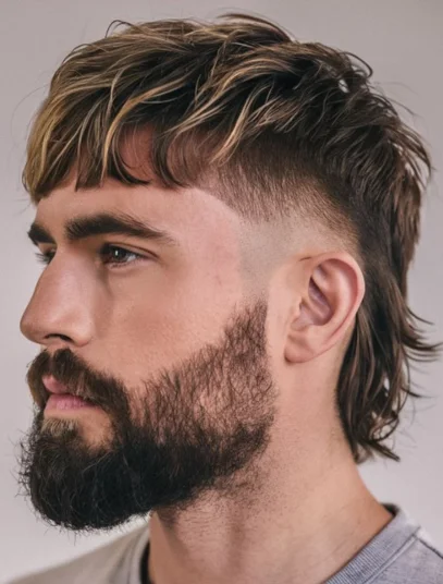 Corte de cabelo mullet masculino: 41 inspirações, como funciona, como escolher 23 corte de cabelo mullet masculino 2