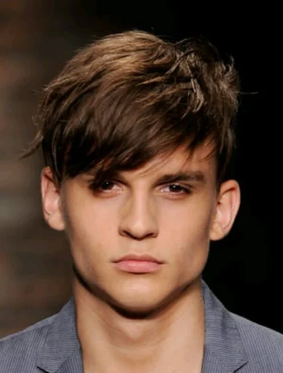 corte de cabelo masculino com franja 10