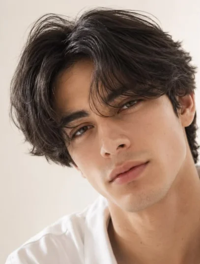 corte de cabelo masculino com franja 21