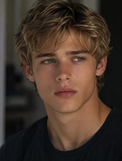 corte de cabelo masculino com franja 22