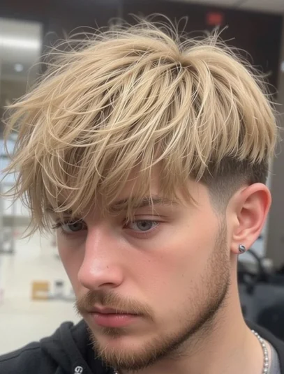 corte de cabelo masculino com franja 26