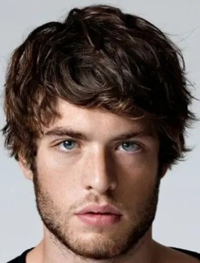 corte de cabelo masculino com franja 35