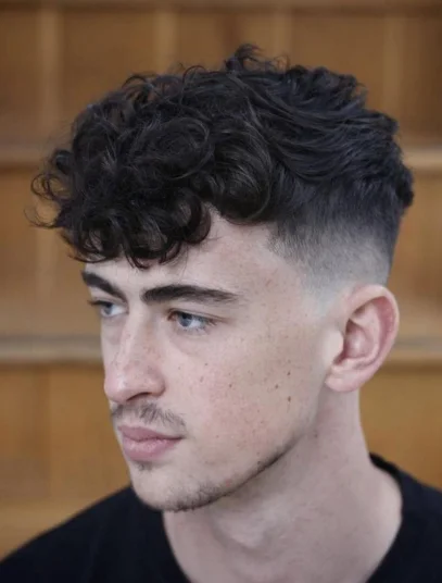 corte de cabelo masculino com franja 37