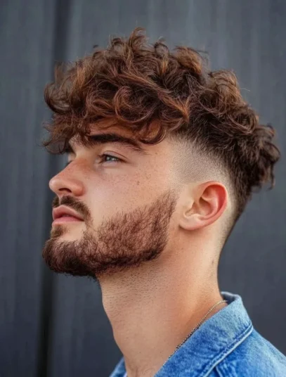 corte de cabelo masculino com franja 39