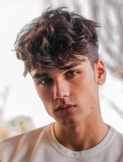 corte de cabelo masculino com franja 42