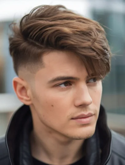 corte de cabelo masculino com franja 9