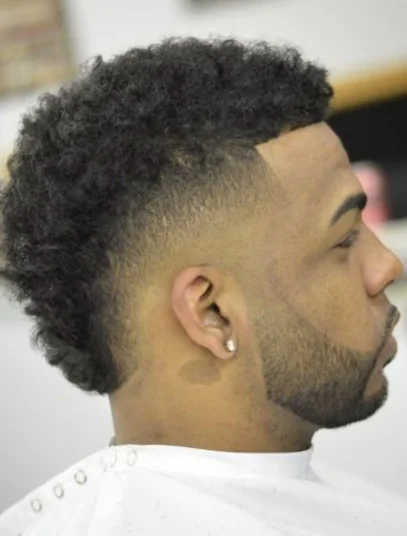 corte de cabelo masculino crespo moicano 13