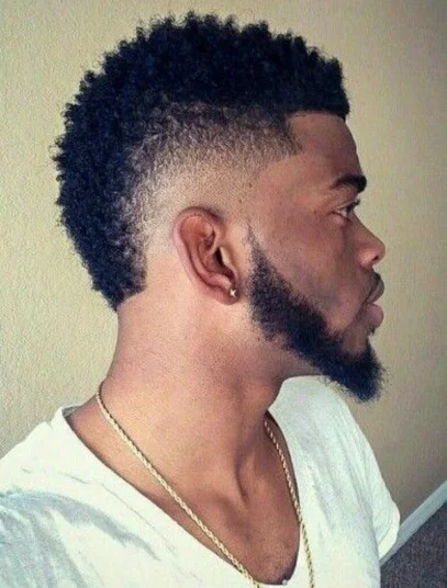 corte de cabelo masculino crespo moicano 15