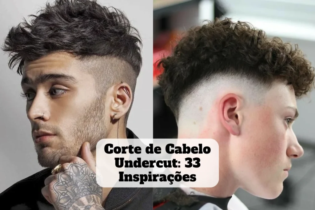 33 inspirações do corte de cabelo undercut masculino